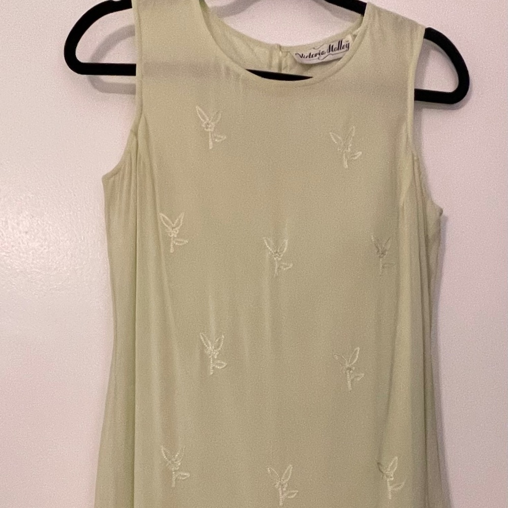 Elegant Ladies Mint Green Summer Dress